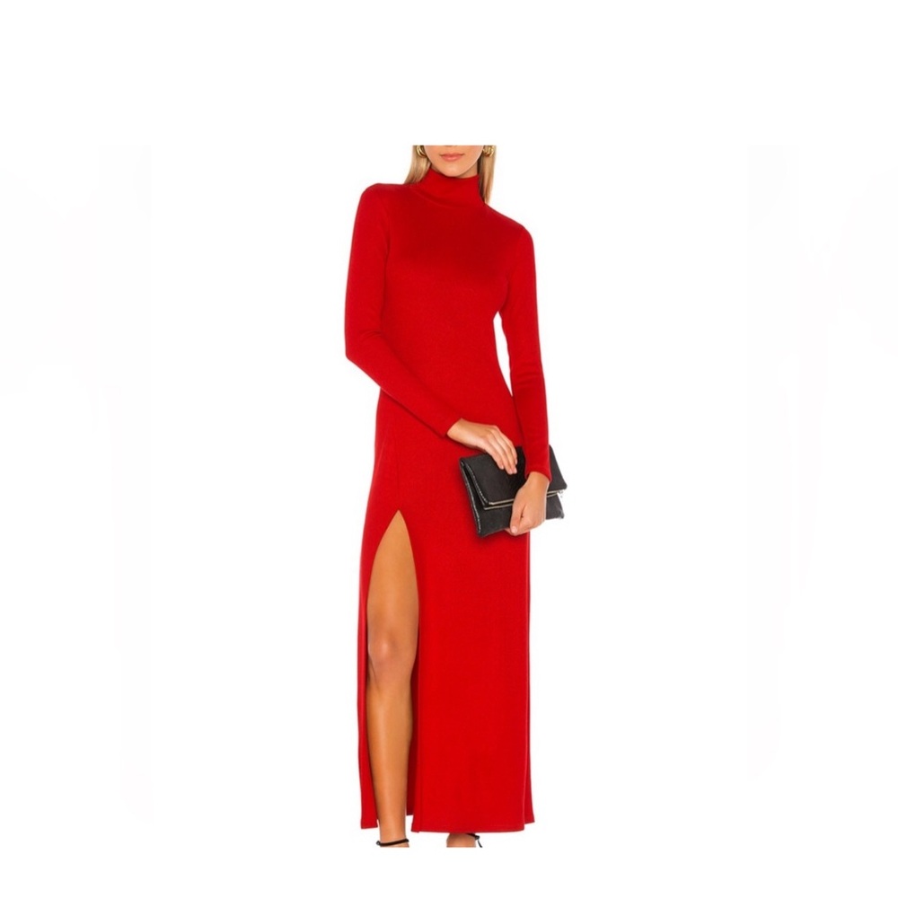 Capulet red turtleneck dress